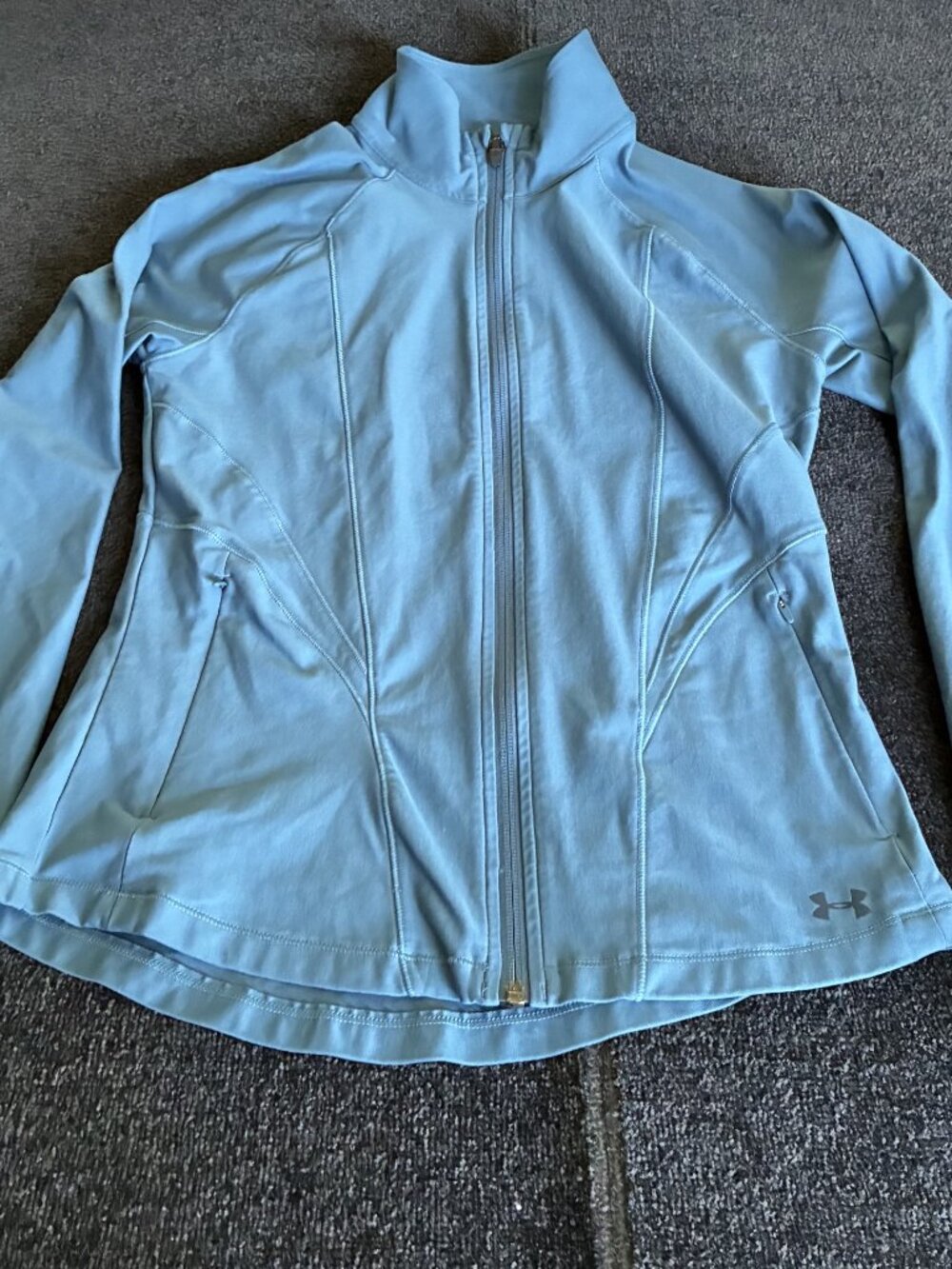 Veste de sport zippée Under Armour – Bleu Clair / Turquoise size x-small